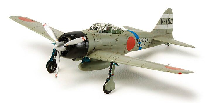 Збірна модель 1/72 Mitsubishi A6M3 Zero Fighter Model 32 (Hamp) Tamiya 60784