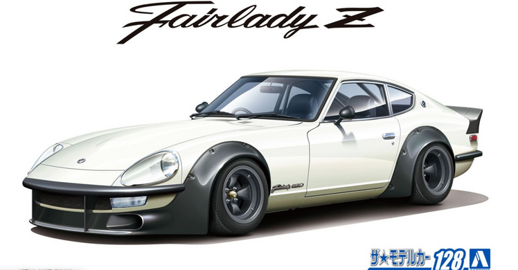 Модель автомобиля Fairlady Z Aoshima 06101 1:24