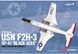 Assembled model 1/72 aircraft USN F2H-3 VF-41 "Black Aces" Academy 12548