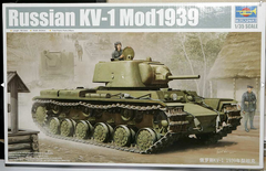 Сборная модель 1/35 танк sovieet heavy tank KV-1 mod.1939 Trumpeter 01561