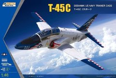 Збірна модель 1/48 літак T-45C Goshawk US Navy Trainer CAGs TW-1 / TW-6 Kinetic 48094