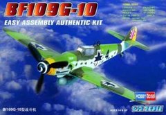 Збірна модель 1/72 літака Bf109 G-10 Hobby Boss 80227
