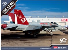 Assembled model 1/72 aircraft USMC F/A-18A+ "VMFA-232 Red Devils" Academy 12520