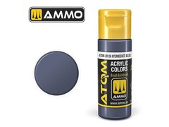 Акриловая краска ATOM Intermediate Blue Ammo Mig 20136