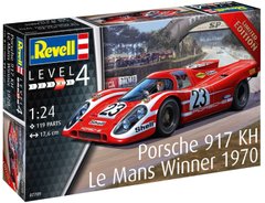 Збірна модель 1/24 гоночний автомобіль Porsche 917K Le Mans Winner 1970 Revell 07709