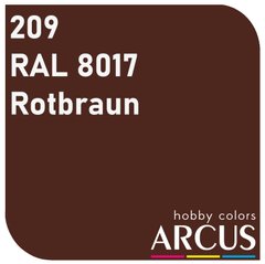 Эмалевая краска Red Brown (Красный Коричневый) ARCUS 209