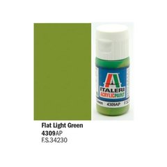 Акриловая краска светло зеленый матовая Flat Light Green 20ml Italeri 4309