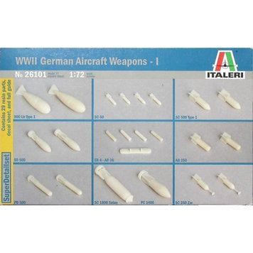 Набор бомб Люфтвафе Оружые I Italeri 26101