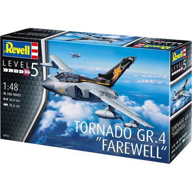 Assembled model 1/48 Airplane Tornado GR.4 Farewell Revell 03853