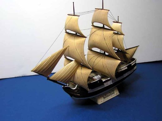 Prefab model 1/500 sailing ship USS 'Bon Homme Richard' MisterCraft D-165