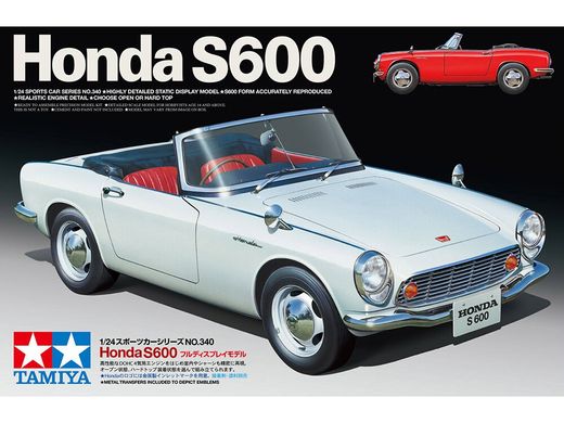 Сборная модель автомобиля Honda S600 Tamiya 24340