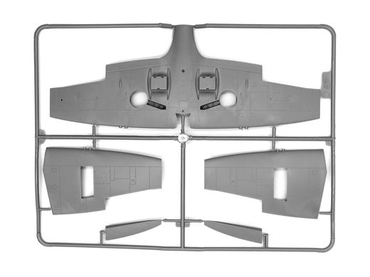 Збірна модель 1/48 літак Спітфайр Mk.VII, британський винищувач 2 Світової війни ICM 48062