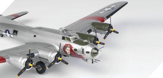 Сборная модель 1/72 бомбардировщик B-17G Flying Fortress "Special Nose Art Edition" Academy 12414