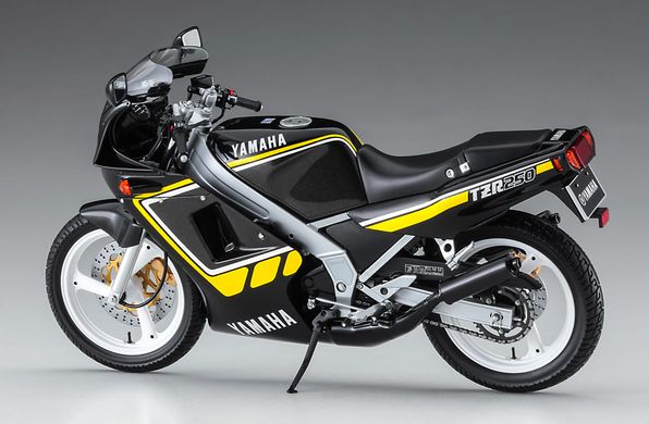 Сборная модель 1/12 мотоцикла Yamaha TZR250 (2AW) "New Yamaha Black" (1987) Hasegawa 21743
