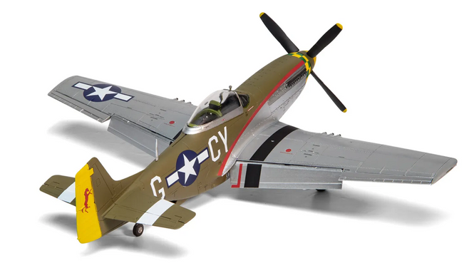 Сборная модель 1/48 американский истребитель North American P-51D Mustang Airfix A05131A