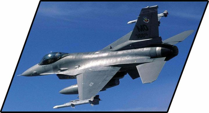 Учебный конструктор штурмовой истребитель F-16C Fighting Falcon СОВЫ 5813