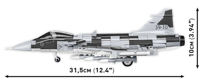 Учебный конструктор самолет Armed Forces - Saab Jas 39 Gripen E COBI 5820