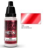 Transparent acrylic filter with metal coating Metal Filters - Red Interference 17 ml GSW 2587