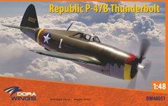 Збірна модель 1/48 винищувач Republic P-47B Thunderbolt DW 48051