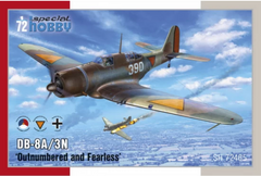 Assembled model 1/72 aircraft DB-8A-3N 'Outnumbered and Fearless' Special Hobby 72465
