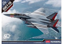 Assembled model 1/72 aircraft USAF F-15E "D-Day 75th Anniversary" Academy 12568