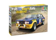 Сборная модель 1/24 раллийный автомобиль FIAT 131 Abarth Rally OLIO FIAT Italeri 3667