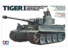 Збірна модель 1/35 танк Tiger I Panzerkampfwagen VI Ausführung E (Sd.Kfz.181) Tamiya 35216