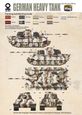 Assembled model 1/35 tank PzKpfwg. VI Ausf.B Tiger II Sd.Kfz.182 - s.Pz.Abt.505 Das Werk DW35013