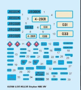 Збірна модель 1/35 бронерозвідник M1135 Stryker NBC RV Trumpeter 01560