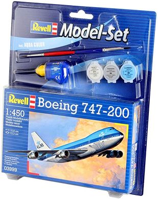 Стартовый набор для моделизма Самолета Boeing 747-200 1:450 Revell 63999
