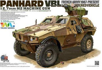 Сборная модель 1:35 легкий бронированный автомобиль Panhard VBL с 12.7-мм пулеметом M2 Tiger Model 461