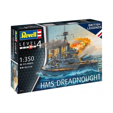 Збірна модель корабля HMS Dreadnought Revell 05171 1: 350