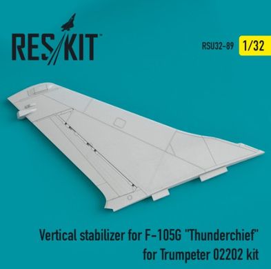 Scale Model Vertical Stabilizer for F-105G "Thunderchief" for Trumpeter Kit 02202 (, In stock
