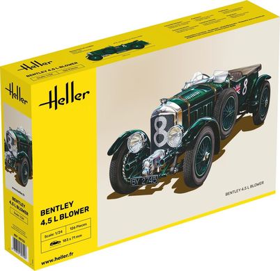Збірна модель 1/24 легендарний автомобіль Bentley 4.5 L Blower із золотої доби Heller 80722