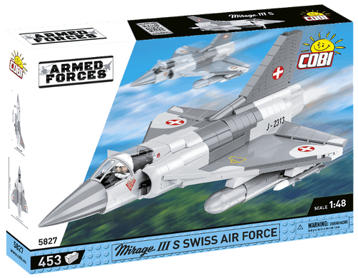 Навчальний конструктор літак Mirage IIIS Swiss Air Force COBI 5827
