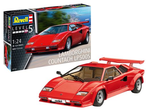 Збірна модель 1/24 автомобіль Lamborghini Countach LP500S Revell 07730