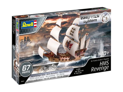 Сборная модель парусного корабля HMS Revenge Revell 05661 1:350