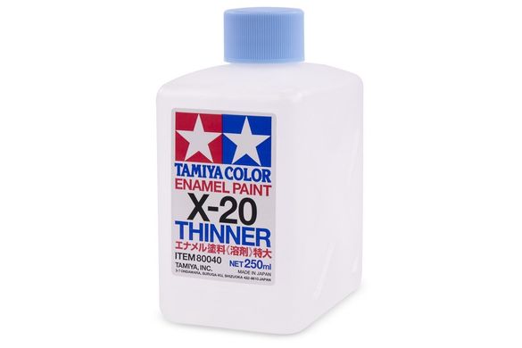 Розчинник для емалевих фарб X20 (Enamel Thinner X-20) Tamiya 80040