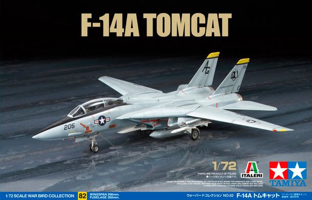 Збірна модель 1/72 літака F-14A Tomcat Tamiya 60782