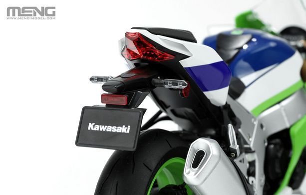 Збірна модель 1:9 мотоцикл Kawasaki Ninja ZX-10R Meng Model MT-007s