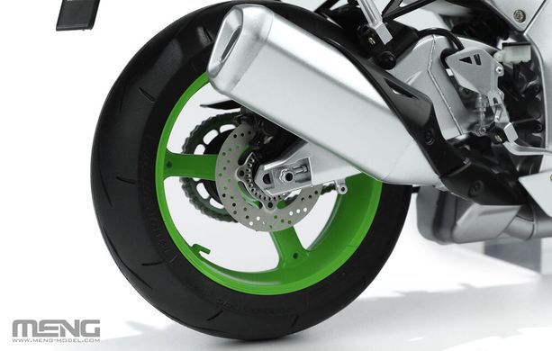 Збірна модель 1:9 мотоцикл Kawasaki Ninja ZX-10R Meng Model MT-007s