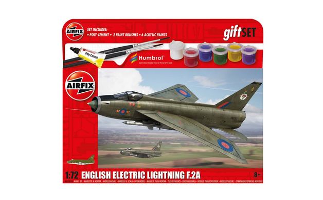 Збірна модель 1/72 літак English Electric Lightning F.2A Стартовий набір Airfix A55305A