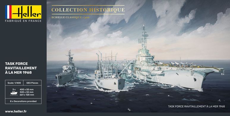 Збірна модель 1/400 колекція Historique Task Force Ravitaillement à la Mer Heller 81092