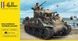 Assembled model 1:72 tank M4A2 Sherman Division Leclerc Heller 79894