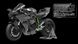 Збірна модель 1/9 мотоцикл Kawasaki Ninja H2R (Pre-Colored Edition) Meng MT-001s