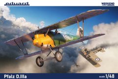 Збірна модель 1/48 Гвинтовий літак Pfalz D.IIIa Weekend edition Eduard 8414