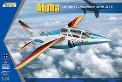 Збірна модель 1/48 літак Alpha Jet A Luftwaffe Anniversary Alpha Jet A Kinetic 48087