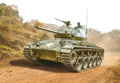 Збірна модель 1/35 танк M24 Chaffee Корейська війна Italeri 6587