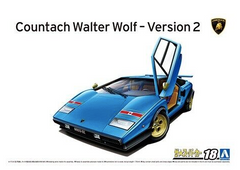 Сборная модель 1/24 автомобиль SC#18 Countach Walter Wolf - Version 2 '76 Aoshima 06383