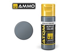 Acrylic paint ATOM Ocean Gray Ammo Mig 20137